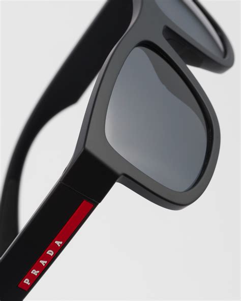 prada sps 52qs|Lens: Black Prada Linea Rossa Active Sunglasses .